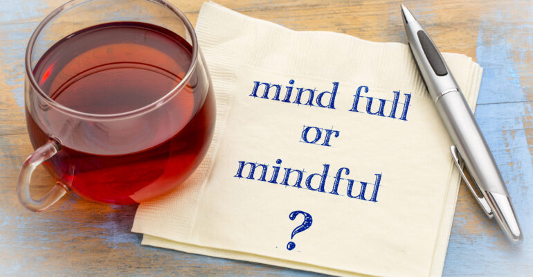 Mind full or mindful question